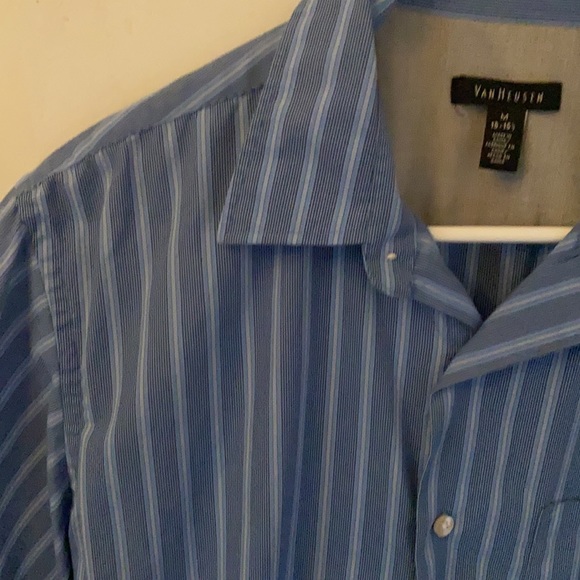 Blue Van Heusen Casual Button-Down - Picture 2 of 2